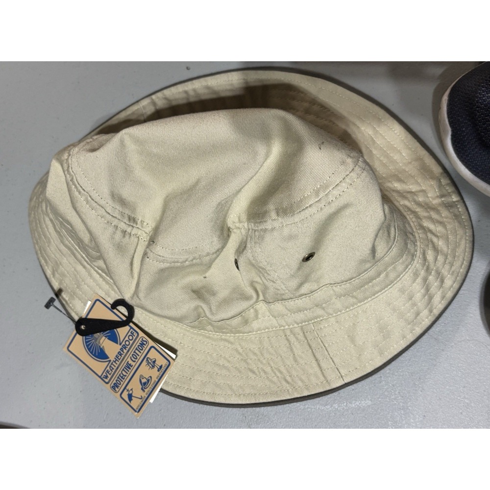 NWT Weatherproof Tan Bucket Hat Sz L‎